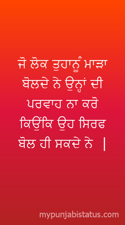 Punjabi Status Image
