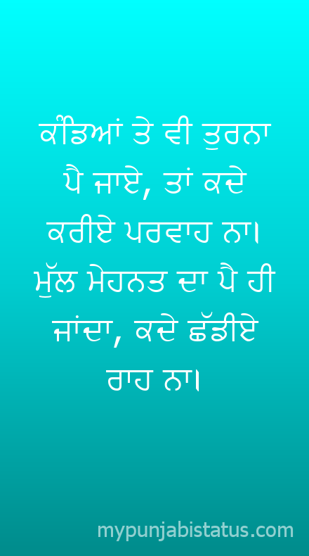 Punjabi Status Image