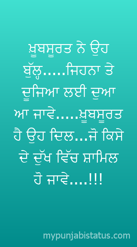 Punjabi Status Image